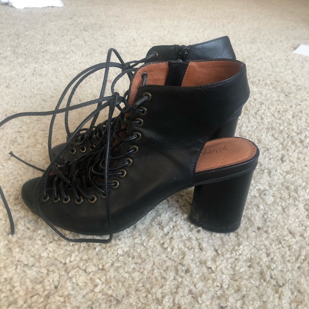 Jeffrey Campbell Covet Leather Lace Up Sandal (Size 6.5) - Picture 6 of 7